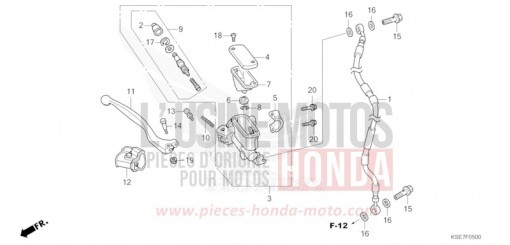 FRONT BRAKE MASTER CYLINDER CRF150RBS de 2025